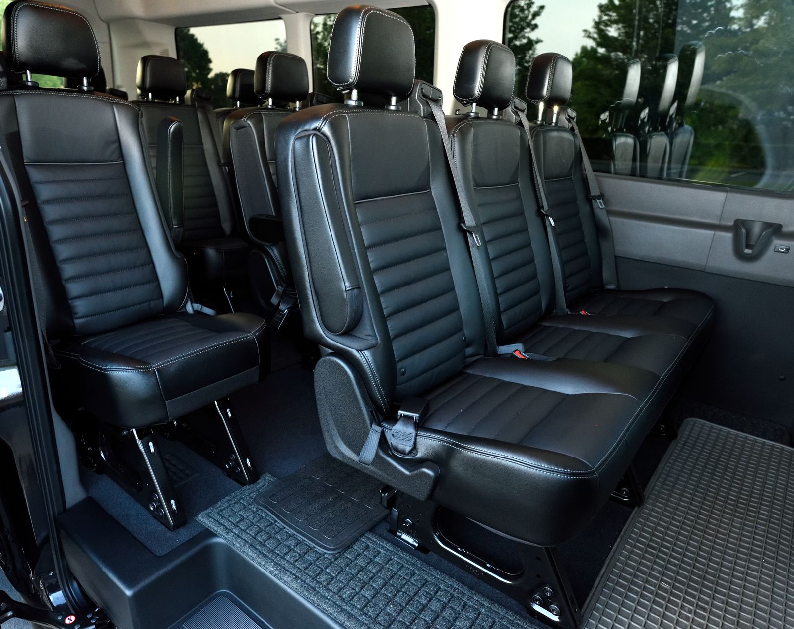 Cater To You van interior seating